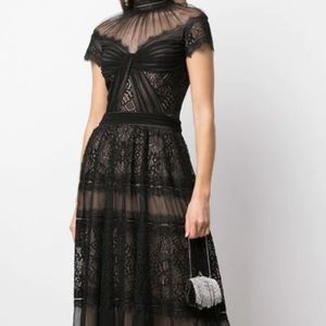 ISO Tadashi Shoji CAMILLA TEA-LENGTH DRESS